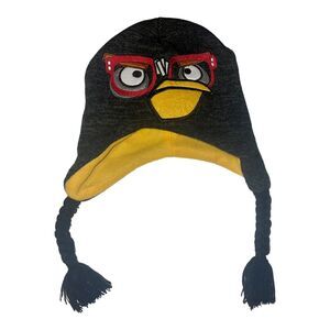 Angry Birds Ear Flaps Tassels Hat Beanie One Size